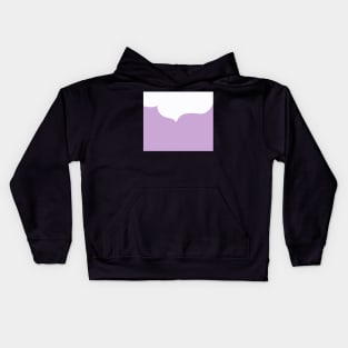 Abstract - purple and white. Kids Hoodie